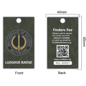 Bagagebricka med återlämningsfunktion